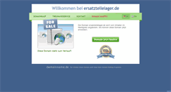 Desktop Screenshot of ersatzteilelager.de